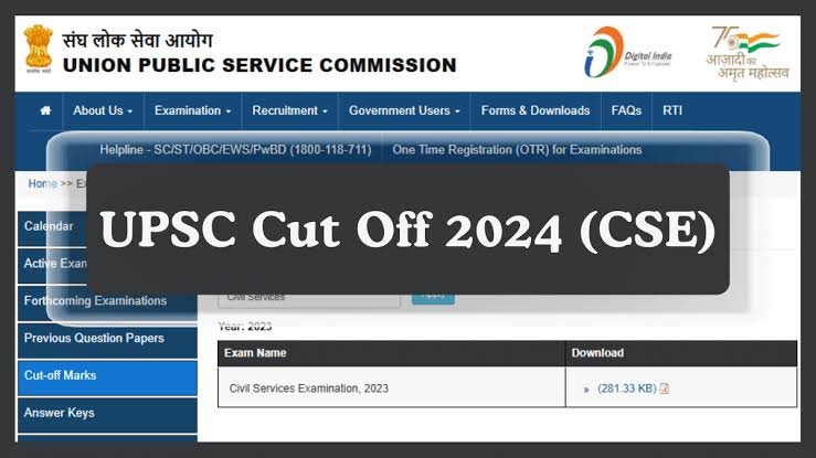 UPSC prelims 2024 cut off  expected